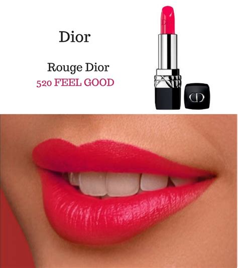 rouge dior 520 feel good|christian dior red lipstick.